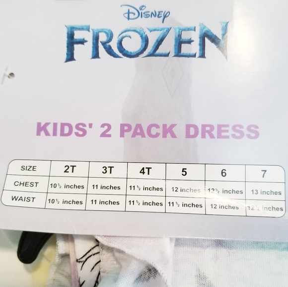 Disney Frozen Princess Elsa and Princess Anna Girl's Dress Bundle NWT Size 6 - Picture 13 of 13